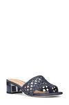 Donald Pliner Melrose Slide Sandal In Navy