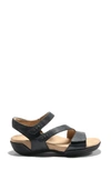 Halsa Footwear Hälsa Footwear Hälsa Denia Ankle Strap Sandal In Black Leather