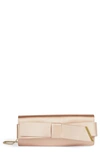 Ted Baker Bow Small Evening Bag In Mid Pink