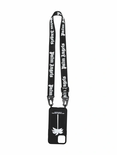 Palm Angels Logo Iphone 11 Pro Case In Black