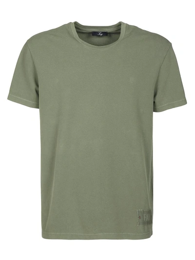 Fay Round Neck Short-sleeved T-shirt In Green