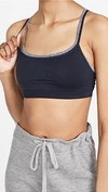 Splits59 Loren Seamless Sports Bra In Indigo/heather Grey