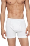 Calvin Klein Microfiber Stretch Boxer Briefs - Pack Of 3 In White