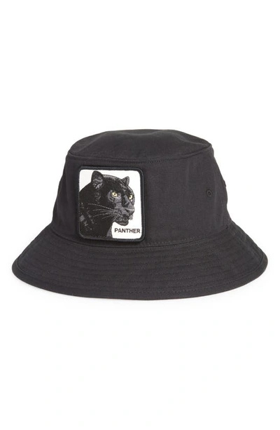 Goorin Bros Truth Seeker Panther Bucket Hat In Black