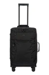 Bric's X-bag 25-inch Spinner Suitcase In Black/ Black