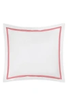 Matouk Essex Cotton Percale Euro Sham In Hibiscus