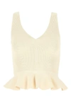 ALEXANDER MCQUEEN ALEXANDER MCQUEEN FRILLED TANK TOP