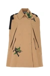 RED VALENTINO REDVALENTINO MAY LILY EMBROIDERED TRENCH CAPE