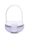 Forbitches Logo-embossed Shoulder Bag In Purple