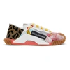 DOLCE & GABBANA MULTICOLOR PATCHWORK FABRIC NS1 SNEAKERS