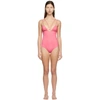 JACQUEMUS PINK 'LE MAILLOT PILA' ONE-PIECE SWIMSUIT