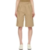 MAX MARA TAN OTTUSO BERMUDA SHORTS