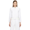 MAX MARA WHITE ZAMPATA BOMBER JACKET