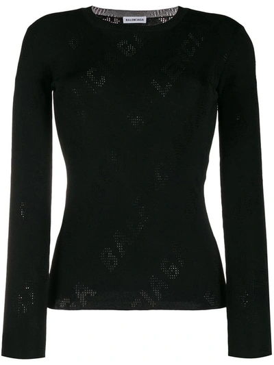 Balenciaga Sweaters In Black