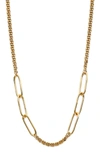 AJOA LYNX MIXED LINK CHAIN NECKLACE,664293508492