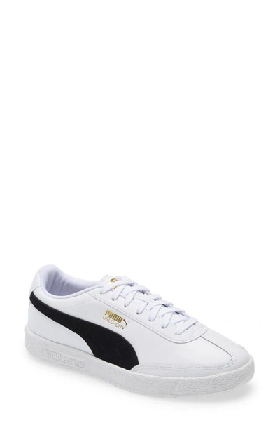 Puma Astro Kick Sl Men's Sneakers In White- Team Gold-gray Violet