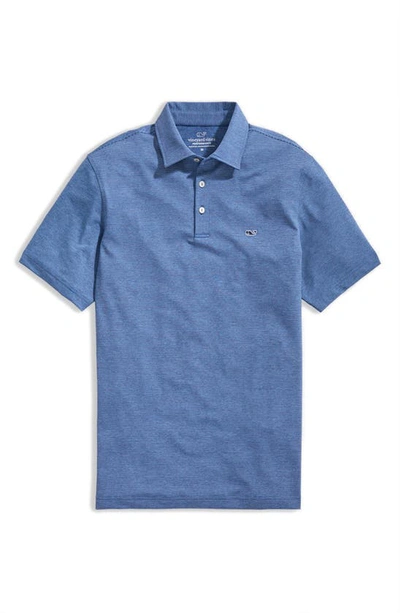 Vineyard Vines St. Jean Stripe Sankaty Regular Fit Polo Shirt In Blue Depth Tejeda