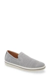 Johnston & Murphy Trenton Slip-on In Light Gray Knit