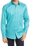 JOHNSTON & MURPHY THIRD EYE PRINT BUTTON-UP SHIRT,74-4929