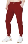 Redvanly Halliday Pocket Golf Joggers In Pomegranate