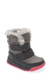Sorel Kids' Little Girl's & Girl's Whitney Faux Fur-lined Boots In Quarry