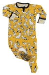 Peregrinewear Babies' Fitted One-piece Pajamas In Yellow