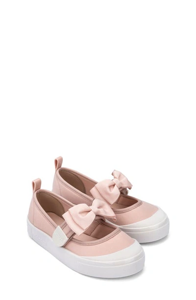 Mini Melissa Kids' Mary Jane Sneaker In White/ Pink ModeSens