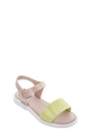 Mini Melissa Kids' Girls' Color-blocked Sandals - Walker, Toddler In Yellow/pink