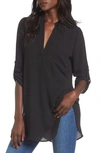 ALL IN FAVOR PERFECT HENLEY TUNIC,T10934-001