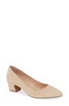 Linea Paolo Bardot Pump In Cement Suede