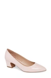 Linea Paolo Bardot Pump In Pale Pink Patent Leather
