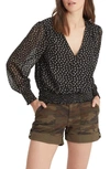 Sanctuary Floral-print Cafe Blouse In Petite Fleur