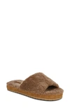 Vince Kalina Genuine Shearling Slipper In Brown Sugar