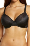 Wacoal Back Appeal Contour T-shirt Full Coverage Bra In Black