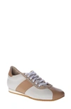Amalfi By Rangoni Riflesso Sneaker In White/ Miele/ Sand Suede
