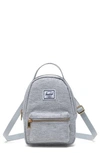 Herschel Supply Co Nova Crossbody Backpack In Light Grey Crosshatch