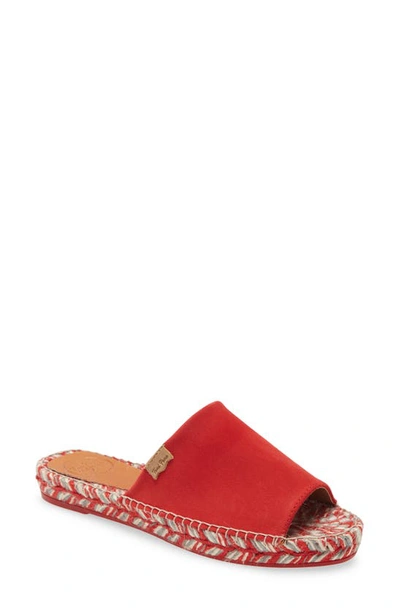 Toni Pons Rita Espadrille Slide Sandal In Raspberry Suede