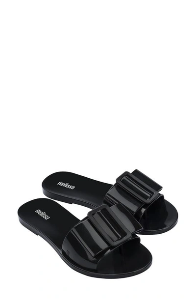 Melissa Babe Slide Sandal In Black