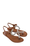 Melissa Women's Solar Bobo Thong Sandals In Brown