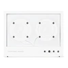 Transparent White Small Glass Speaker In White