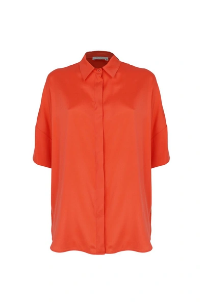 Le Tricot Perugia Coral Red Shirt