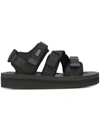 Suicoke Black Gga-v Sandals