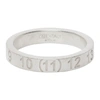 MAISON MARGIELA SSENSE EXCLUSIVE SILVER NUMBERS RING