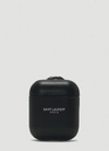 SAINT LAURENT SAINT LAURENT LOGO AIRPODS CASE