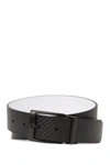 Nike Reversible Carbon Fiber Textured Belt In Black/white