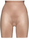 Spanx Skinny Britches Mid Thigh Short In Cafe Au Lait