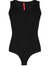 Spanx Suit Yourself V-neck Tank Bodysuit In Black