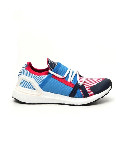Adidas By Stella Mccartney Ultraboost 20 Stretch-knit Running Trainers In Brblue,conavy,vivred