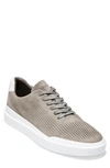 Cole Haan Men's Grandpro Rally Laser-cut Leather Low-top Sneakers In Gray