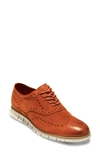 Cole Haan 'zerogrand' Wingtip In Picante Nubuck/ Whitecap Grey